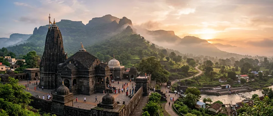 Trimbakeshwar temple near Nashik