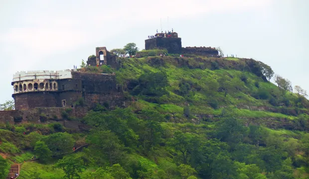 Daulatabad fort on its hill outside Aurangabad