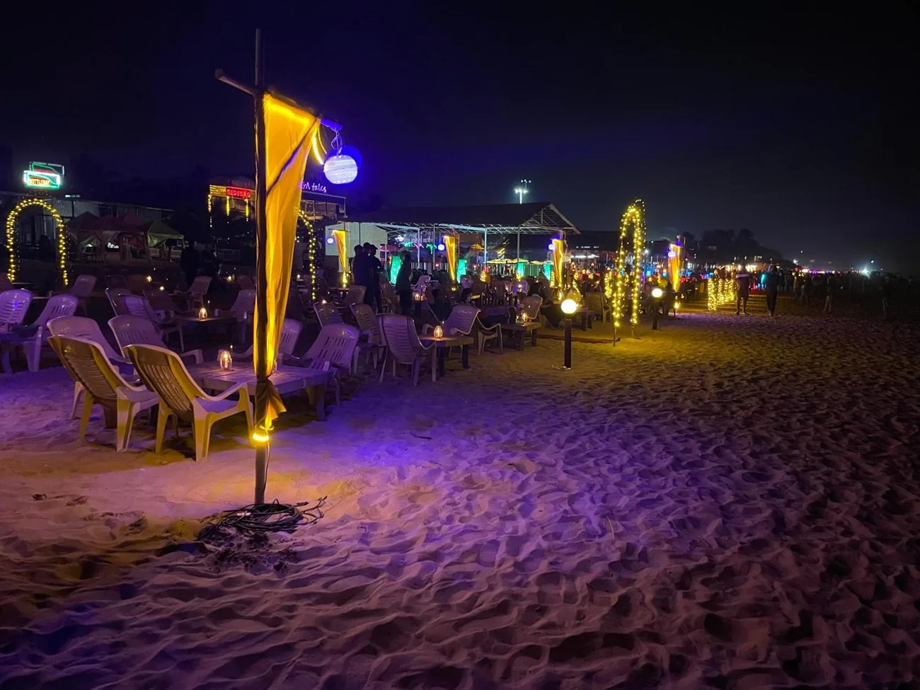 A North Goa beach near Baga and Calangute