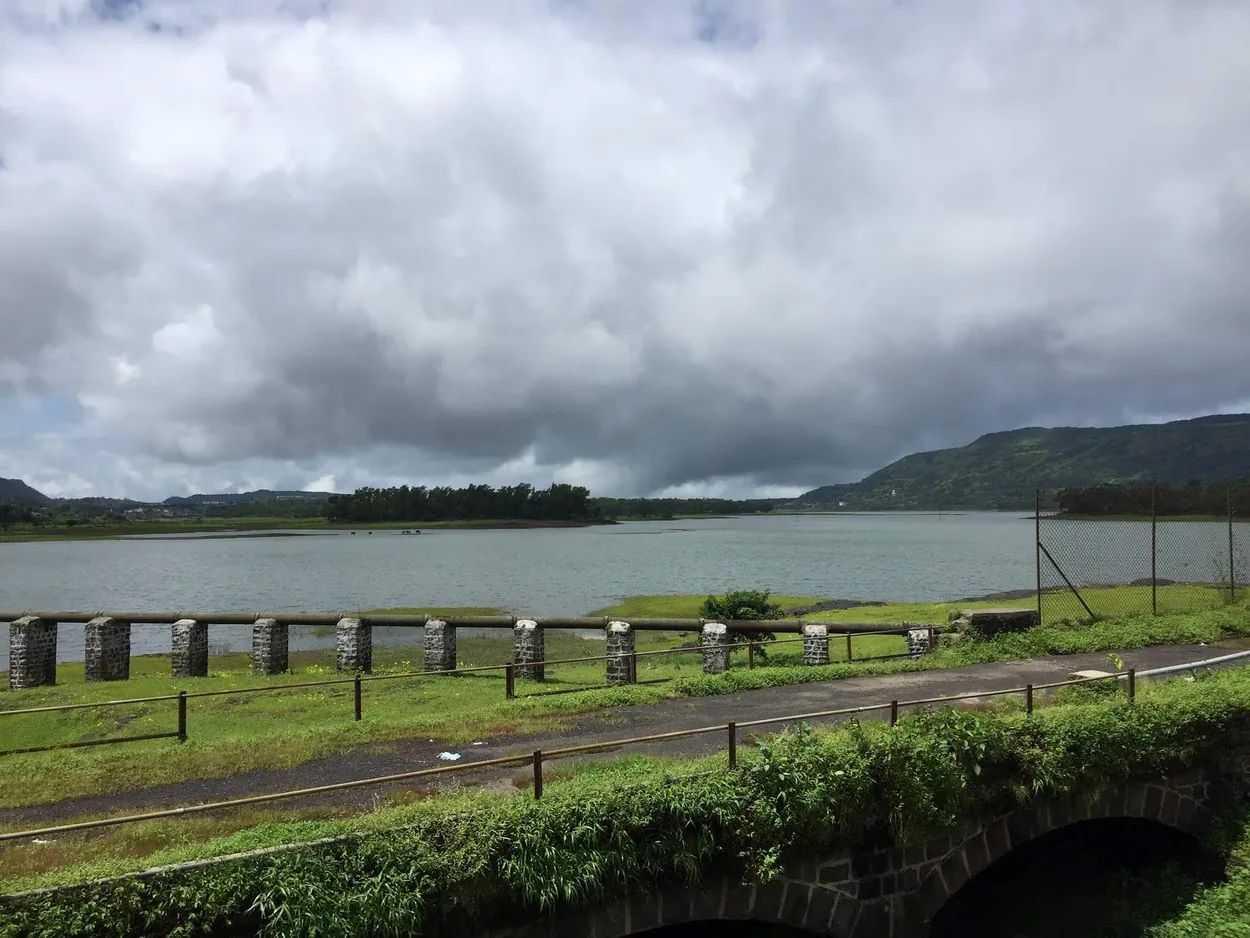 Bhushi Dam near Lonavala in the monsoon