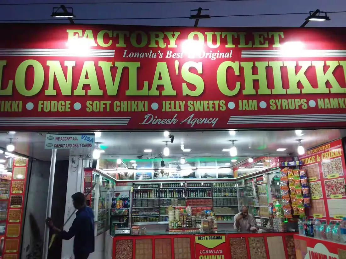 A Lonavala chikki shop