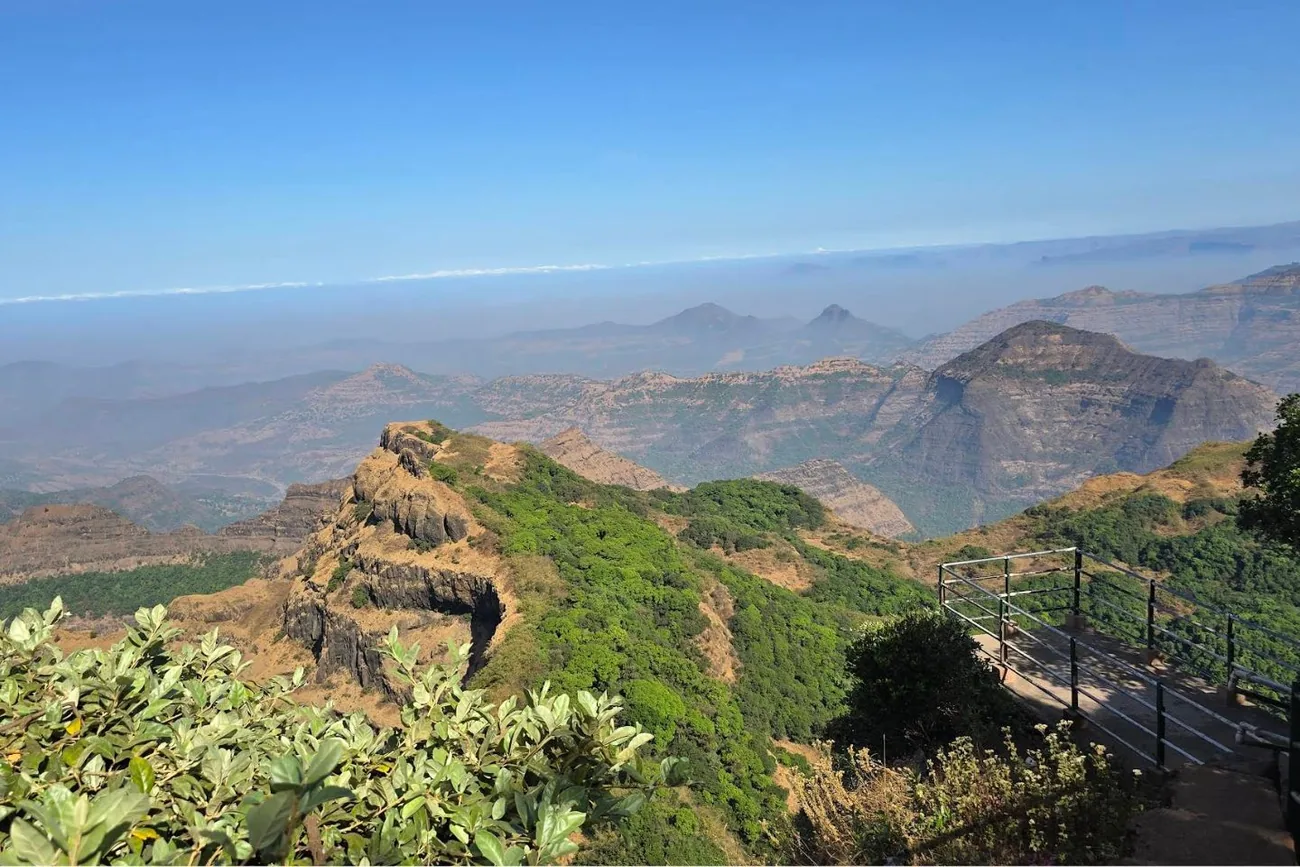 Arthur's Seat viewpoint over the Sahyadri valley, Mahabaleshwar